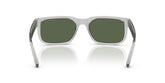 ARNETTE 4372 28589A - Grey Rectangle Sunglasses for Men - back view
