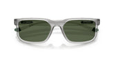 ARNETTE 4372 28589A - Grey Rectangle Sunglasses for Men - folded