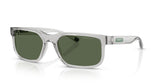 ARNETTE 4372 28589A - Grey Rectangle Sunglasses for Men