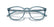 GIORGIO ARMANI 7074 6071 - Blue Round Eyeglasses for Men - folded
