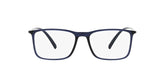 GIORGIO ARMANI 7244U 6003 - Blue Rectangle Eyeglasses for Men - 360° view 0°