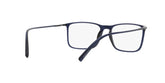 GIORGIO ARMANI 7244U 6003 - Blue Rectangle Eyeglasses for Men - 360° view 210°