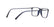 GIORGIO ARMANI 7244U 6003 - Blue Rectangle Eyeglasses for Men - 360° view 240°