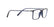 GIORGIO ARMANI 7244U 6003 - Blue Rectangle Eyeglasses for Men - 360° view 300°
