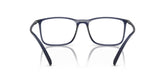 GIORGIO ARMANI 7244U 6003 - Blue Rectangle Eyeglasses for Men - back view