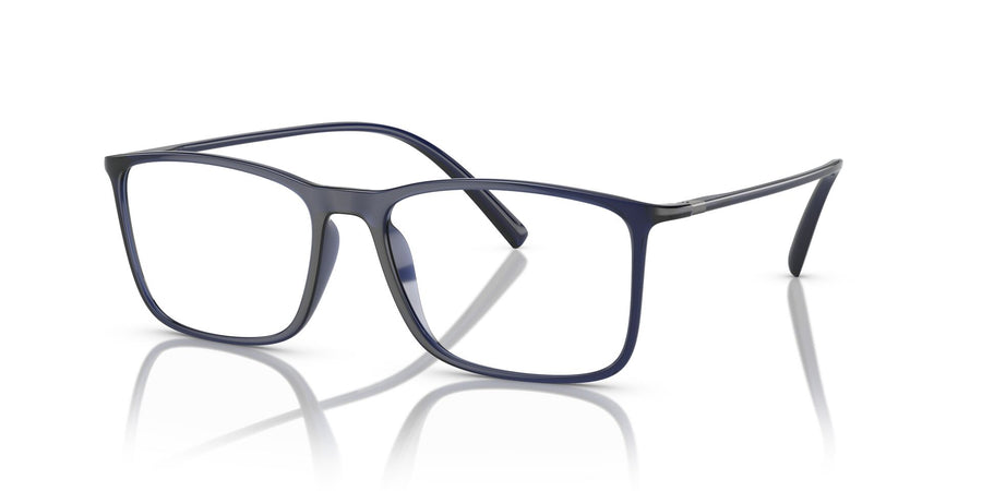 GIORGIO ARMANI 7244U 6003 - Blue Rectangle Eyeglasses for Men