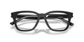 GIORGIO ARMANI 7288U 5009 - Black Square Eyeglasses for Men - folded