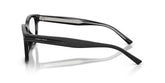 GIORGIO ARMANI 7288U 5009 - Black Square Eyeglasses for Men - side view
