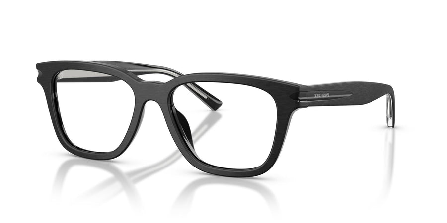 GIORGIO ARMANI 7288U 5009 - Black Square Eyeglasses for Men
