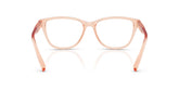 ARMANI EXCHANGE 3111U 8395 - Brown Cat-Eye Eyeglasses for Women - back view