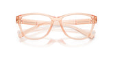 ARMANI EXCHANGE 3111U 8395 - Brown Cat-Eye Eyeglasses for Women - folded