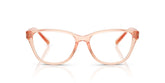 ARMANI EXCHANGE 3111U 8395 - Brown Cat-Eye Eyeglasses for Women - front view