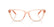 ARMANI EXCHANGE 3111U 8395 - Brown Cat-Eye Eyeglasses for Women - front view