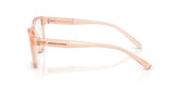 ARMANI EXCHANGE 3111U 8395 - Brown Cat-Eye Eyeglasses for Women - side view