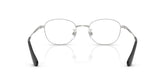 BURBERRY 1403D 1005 - Silver Round Eyeglasses for Women - back view