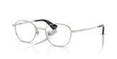 BURBERRY 1403D 1005 - Silver Round Eyeglasses for Women