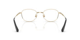 BURBERRY 1403D 1326 - Black Round Eyeglasses for Women - back view