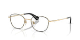 BURBERRY 1403D 1326 - Black Round Eyeglasses for Women