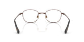 BURBERRY 1403D 1360 - Brown Round Eyeglasses for Women - back view
