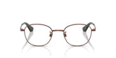 BURBERRY 1403D 1360 - Brown Round Eyeglasses for Women - front view