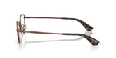 BURBERRY 1403D 1360 - Brown Round Eyeglasses for Women - side view