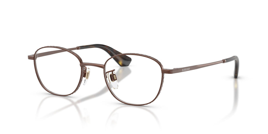 BURBERRY 1403D 1360 - Brown Round Eyeglasses for Women