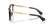 BURBERRY 2427U 3002 - Brown Cat-Eye Eyeglasses for Women - side view