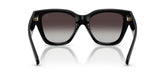 BURBERRY 4489U 300187 - Black Cat-Eye Sunglasses for Women - back view