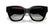 BURBERRY 4489U 300187 - Black Cat-Eye Sunglasses for Women - folded