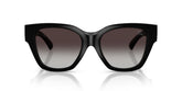 BURBERRY 4489U 300187 - Black Cat-Eye Sunglasses for Women - front view