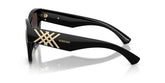 BURBERRY 4489U 300187 - Black Cat-Eye Sunglasses for Women - side view