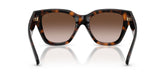 BURBERRY 4489U 300213 - Brown Cat-Eye Sunglasses for Women - back view