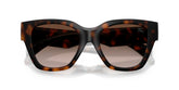 BURBERRY 4489U 300213 - Brown Cat-Eye Sunglasses for Women - folded