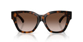 BURBERRY 4489U 300213 - Brown Cat-Eye Sunglasses for Women - front view