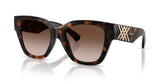 BURBERRY 4489U 300213 - Brown Cat-Eye Sunglasses for Women
