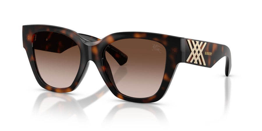 BURBERRY 4489U 300213 - Brown Cat-Eye Sunglasses for Women