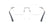 DOLCE & GABBANA 1363 05 - Silver Cat-Eye Eyeglasses for Women - back view