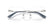 DOLCE & GABBANA 1363 05 - Silver Cat-Eye Eyeglasses for Women - folded