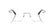 DOLCE & GABBANA 1363 05 - Silver Cat-Eye Eyeglasses for Women - front view