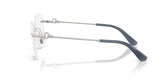 DOLCE & GABBANA 1363 05 - Silver Cat-Eye Eyeglasses for Women - side view