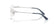 DOLCE & GABBANA 1363 05 - Silver Cat-Eye Eyeglasses for Women - side view