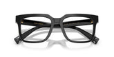 DOLCE & GABBANA 3422 501 - Black Rectangle Eyeglasses for Men - folded