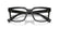DOLCE & GABBANA 3422 501 - Black Rectangle Eyeglasses for Men - folded