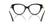 DOLCE & GABBANA 3438 501 - Black Cat-Eye Eyeglasses for Women - back view