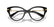 DOLCE & GABBANA 3438 501 - Black Cat-Eye Eyeglasses for Women - folded