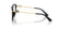 DOLCE & GABBANA 3438 501 - Black Cat-Eye Eyeglasses for Women - side view