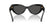 DOLCE & GABBANA 4536 501/87 - Black Cat-Eye Sunglasses for Women - back view