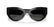 DOLCE & GABBANA 4536 501/87 - Black Cat-Eye Sunglasses for Women - folded