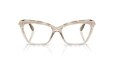 DOLCE & GABBANA 5025 3432 - Brown Cat-Eye Eyeglasses for Women - front view