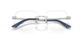 JIMMY CHOO 2016J 3018 - Silver Geometric Eyeglasses for Women - folded